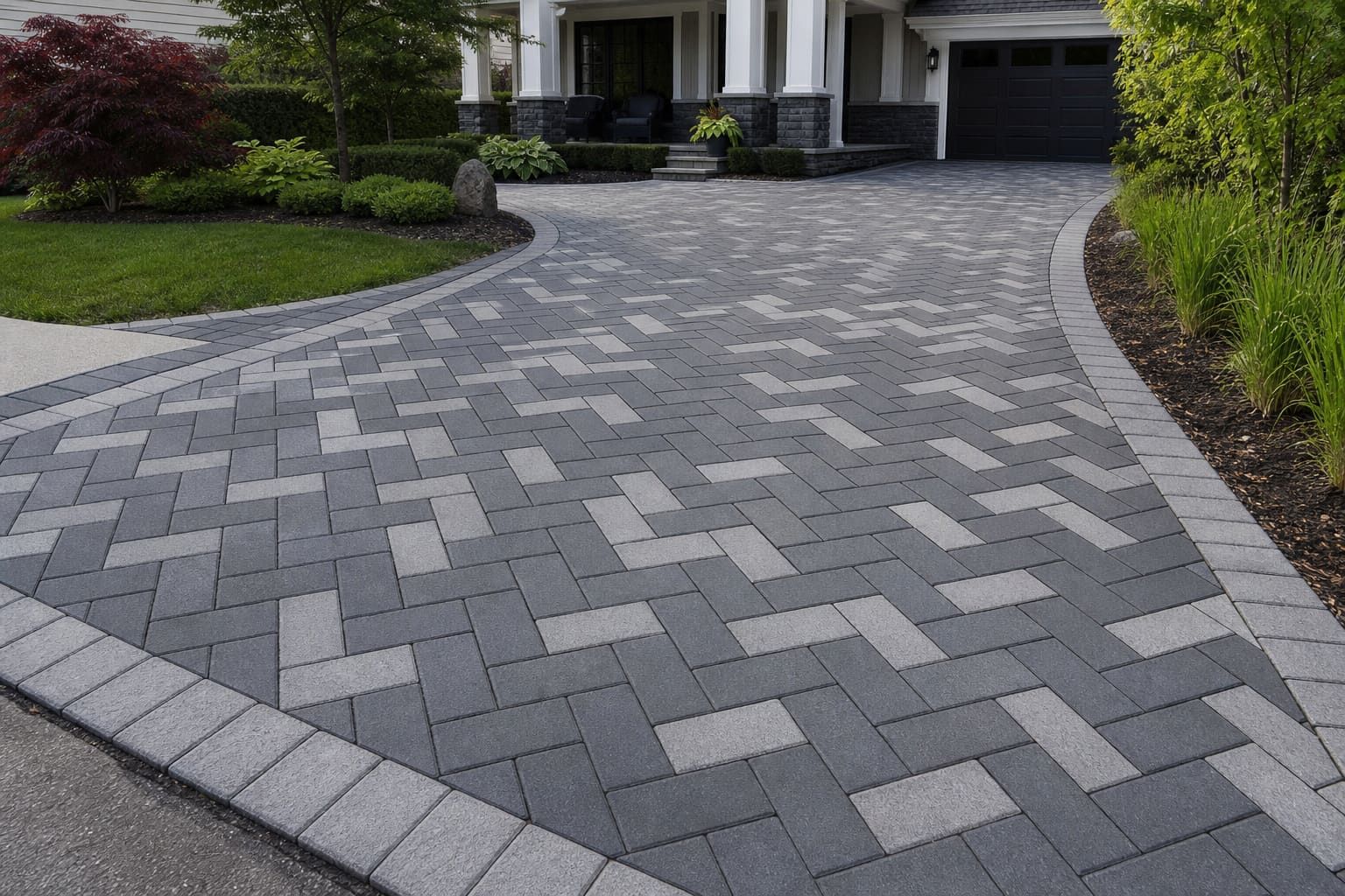 Interlock driveway installation